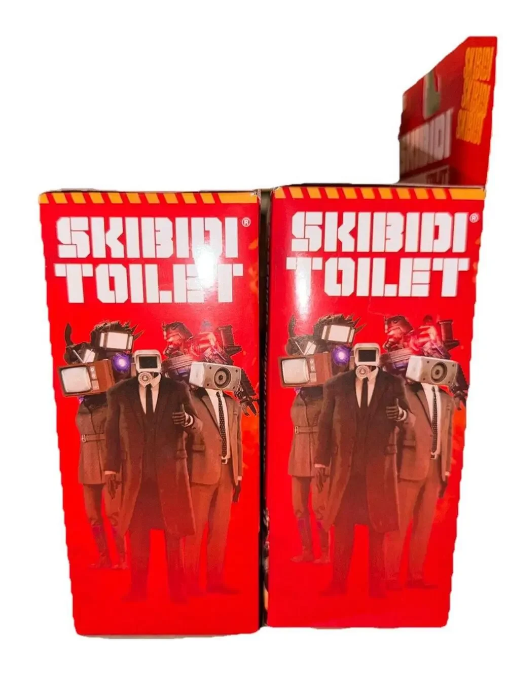 Lot Of TWO Skibidi Toilet Deluxe Figure Series Dark TV Man And Berserker Skibidi